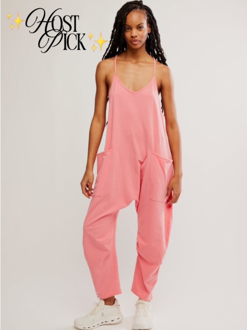 NWT Free People Movement Hot Shot Onesie in Colour Hibiscus
